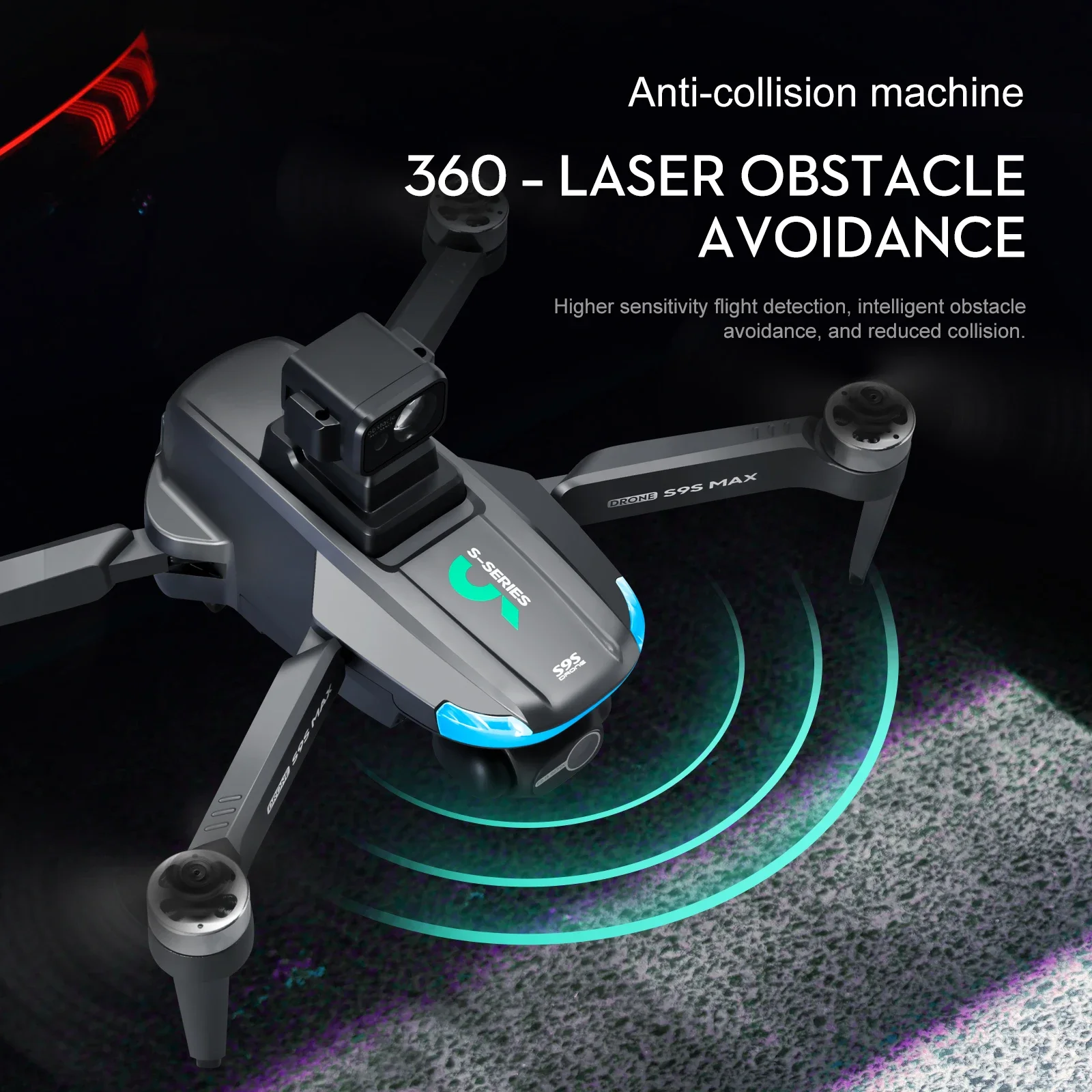 NEW S9S MAX MINI Drone 4K 2-Ax - Drone Racing Camera 评论和价格