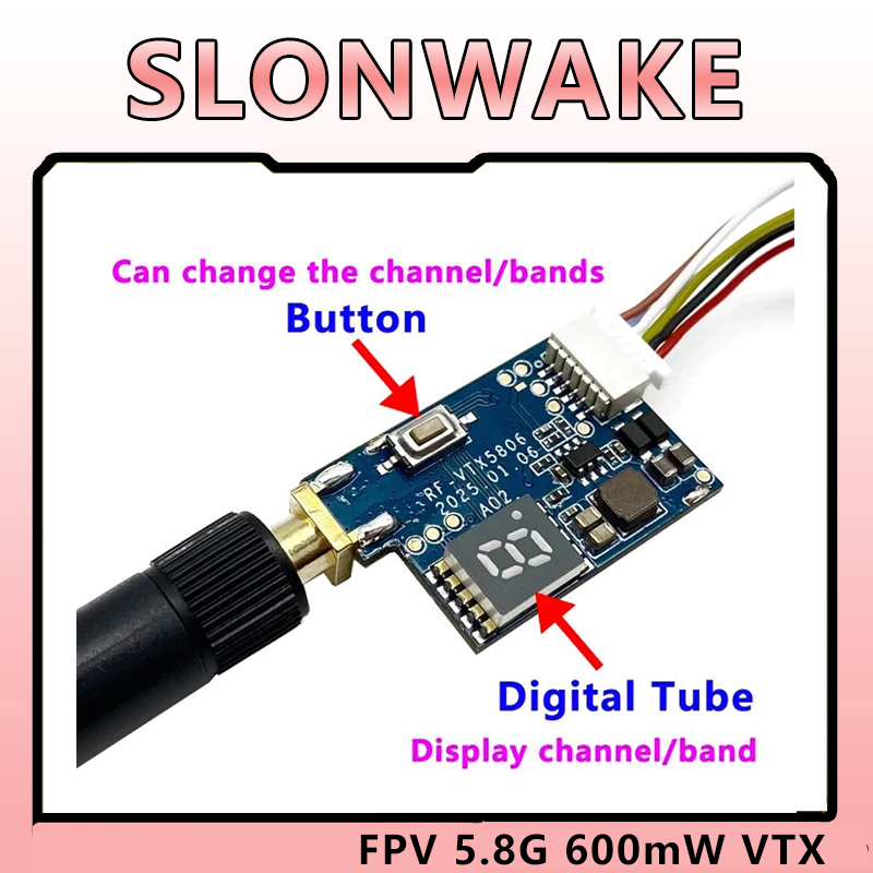 SLONWAKE 5.8G TS5823 PRO Mini  - Drone Racing Transmitter 评论和价格