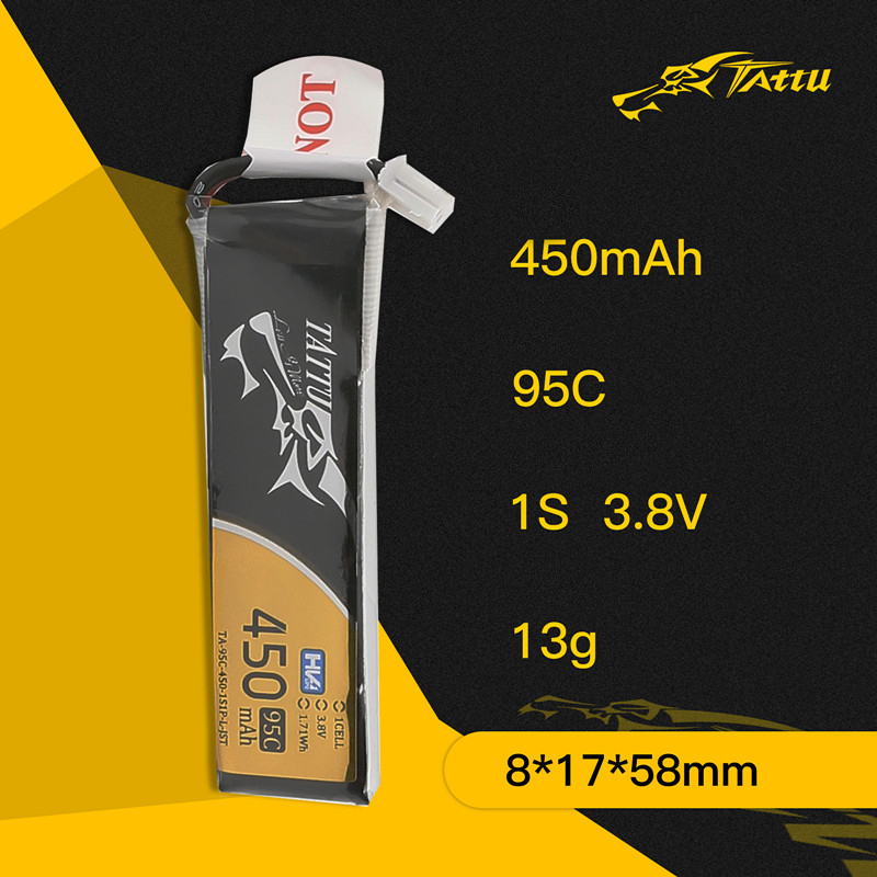 3Pcs NEW TATTU 450/500/550mAh  - Drone Racing Battery 评论和价格